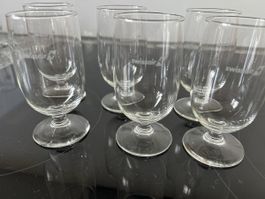 6  Swissair Gläser