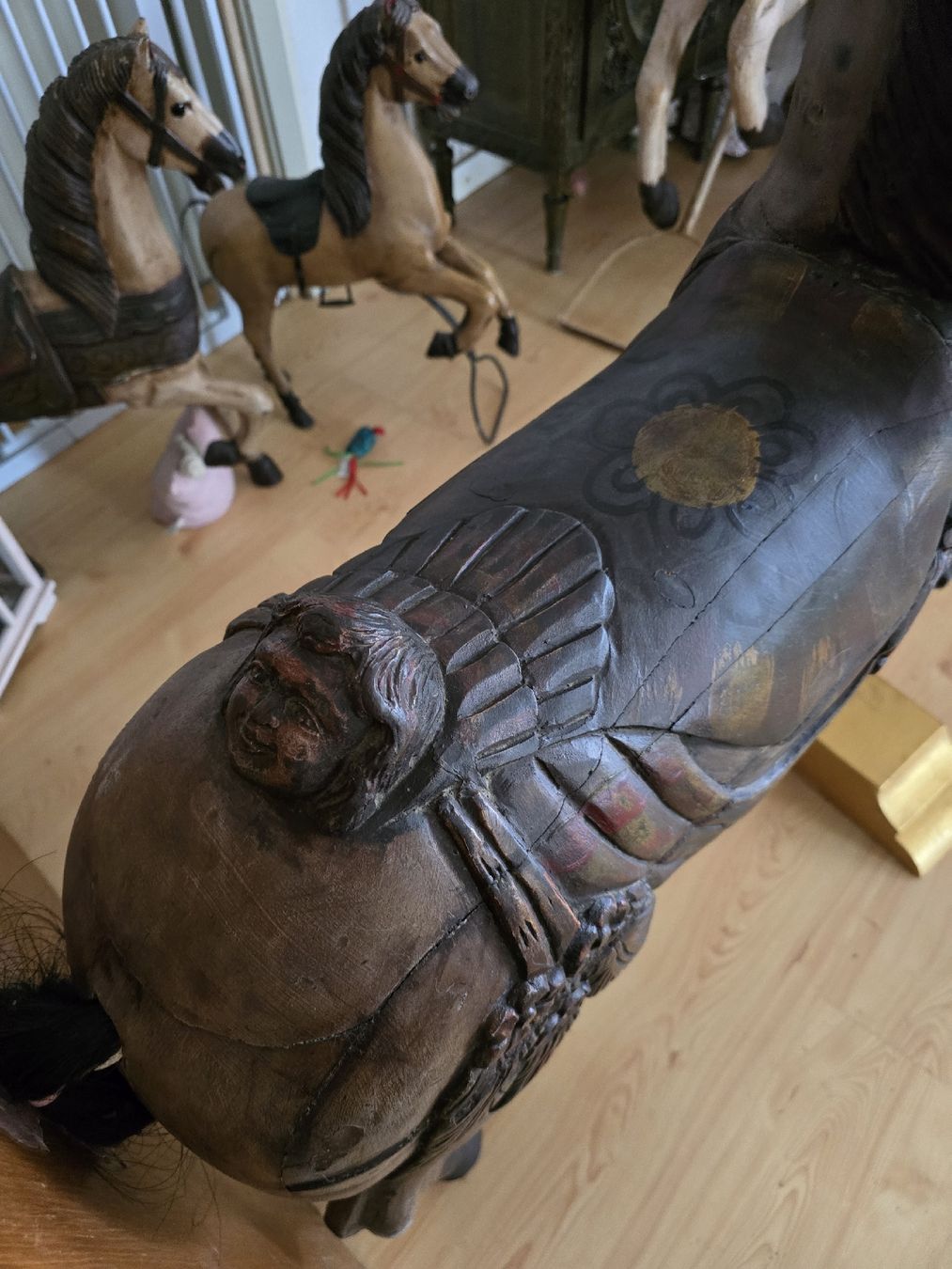 Skulpturen & Statuen: karussellpferd antik – Gebraucht aus suhr von Evelyne041 4