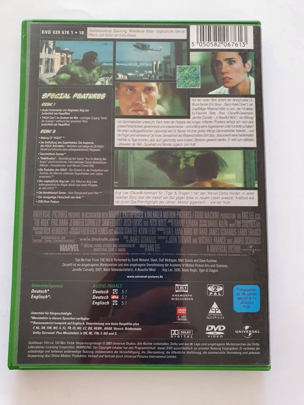 Tutti i DVDs: HULK – Usato da Oberdorf BL venduto da BaldenEagle 1