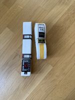 2x Judo Karate Taekwondo Gürtel Weiss Weiss-Gelb