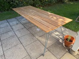 Houe Gartentisch Bambus 220 x 88 cm