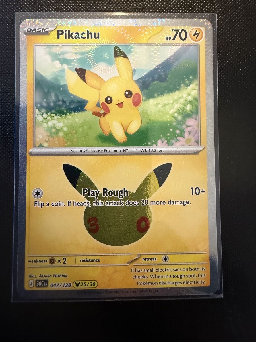 Pokémon Sammelbilder & Trading cards: Pikachu #047 30C EN – Neu (gemäss Beschreibung) aus Savigny von Matgab94