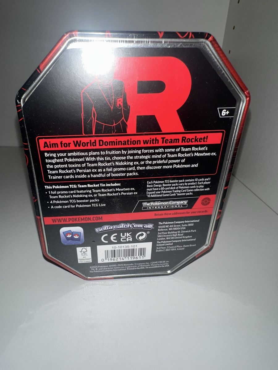 Pokémon Carte collezionabili: 2x Team Rocket Tin Box – Nuovo e nell'imballaggio originale da Allschwil venduto da delRic1 2