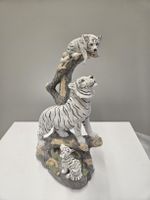Weisser Tiger mit zwei jungen 30cm