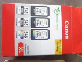 Cartouches Canon PG-545XL CL-546XL pack de 2 neuf + 1 ouvert