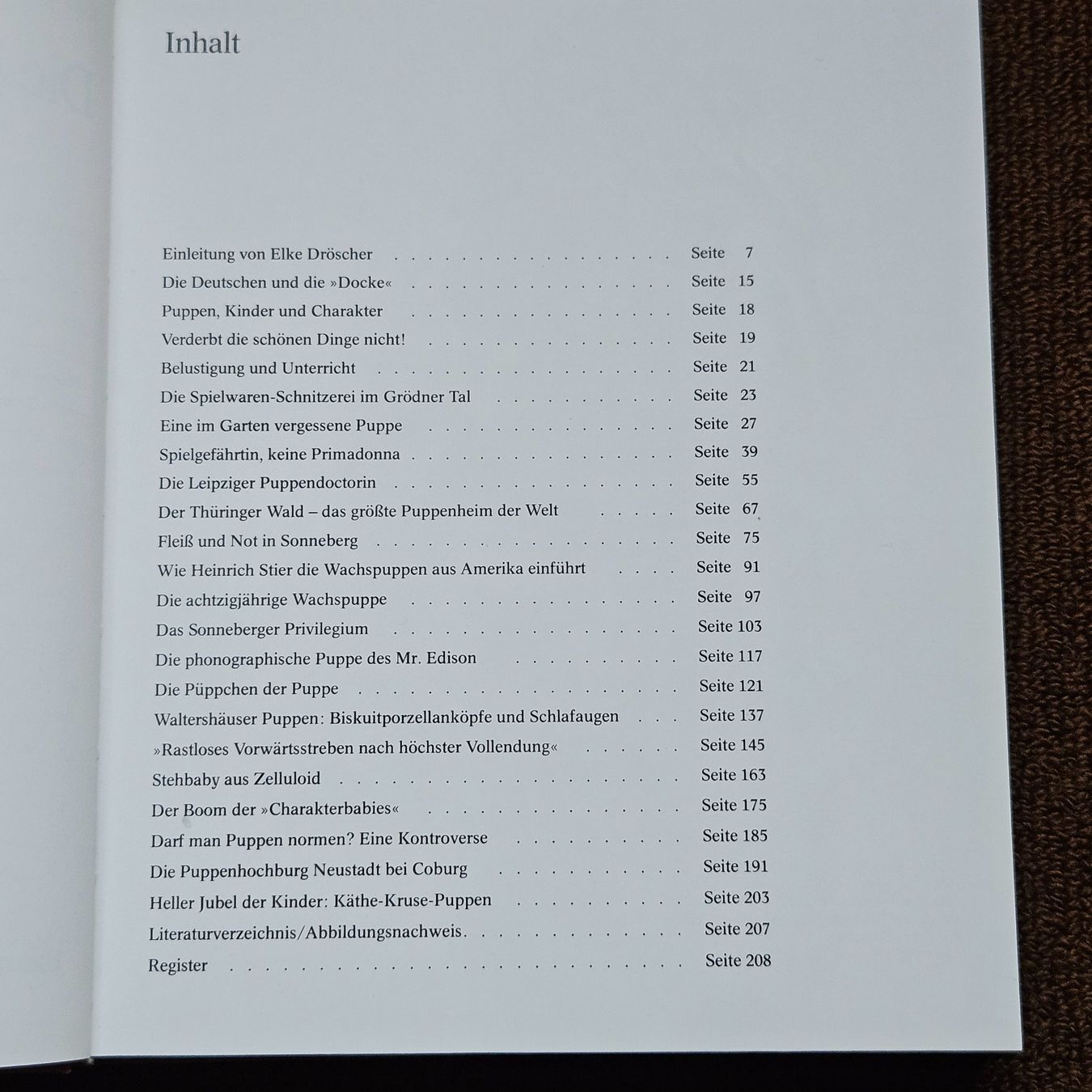 Libri: Die grosse Puppenwelt, Elke Dröscher – Usato da Uster venduto da Sonnenblume212 4