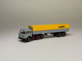 Wiking Mercedes Pritschensattelzug Rentco