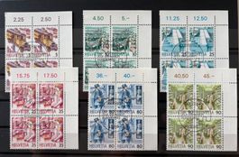 1986 SBK 731x-742x Phosphor Ersttag Ausgabetag SBK 375-378