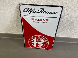 ALFA ROMEO RACING  / ANGEBOT METALL SCHILD