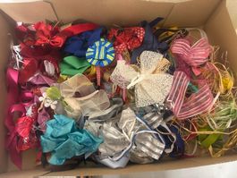 Geschenkband Sortiment diverse Farben gebraucht