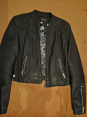 Giacca Biker in Finta Pelle - Taglia 34