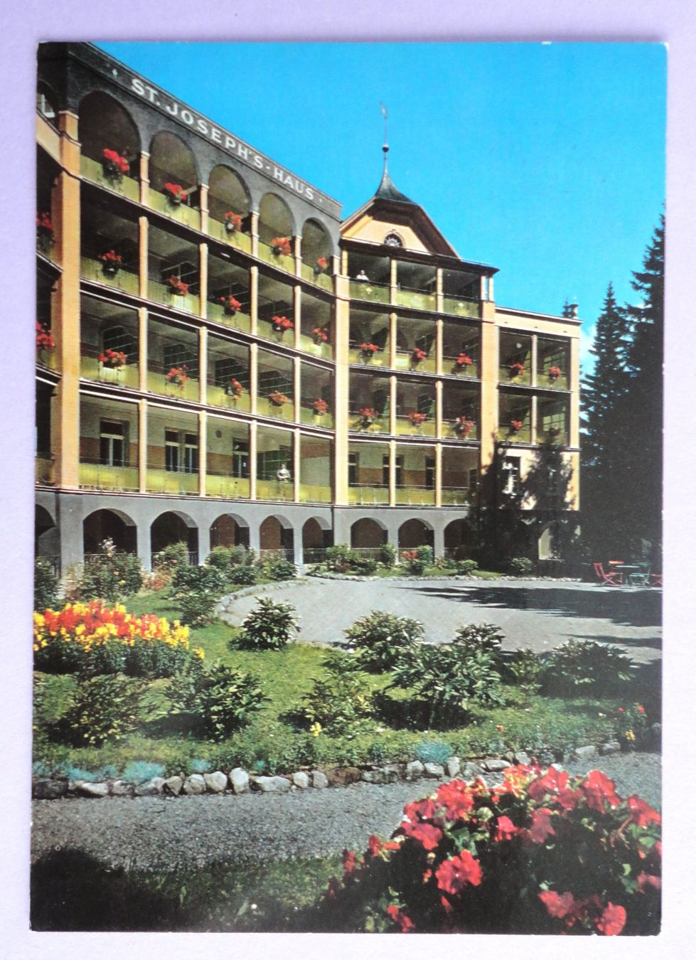 Cartoline postali: St. Josefshaus, Davos-Platz – Usato da Fétigny venduto da Billy2miny