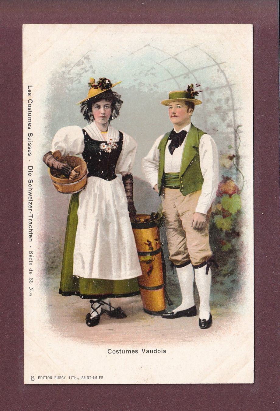 Ansichtskarten: VAUD - Costumes – Gebraucht aus Pully von nicecards