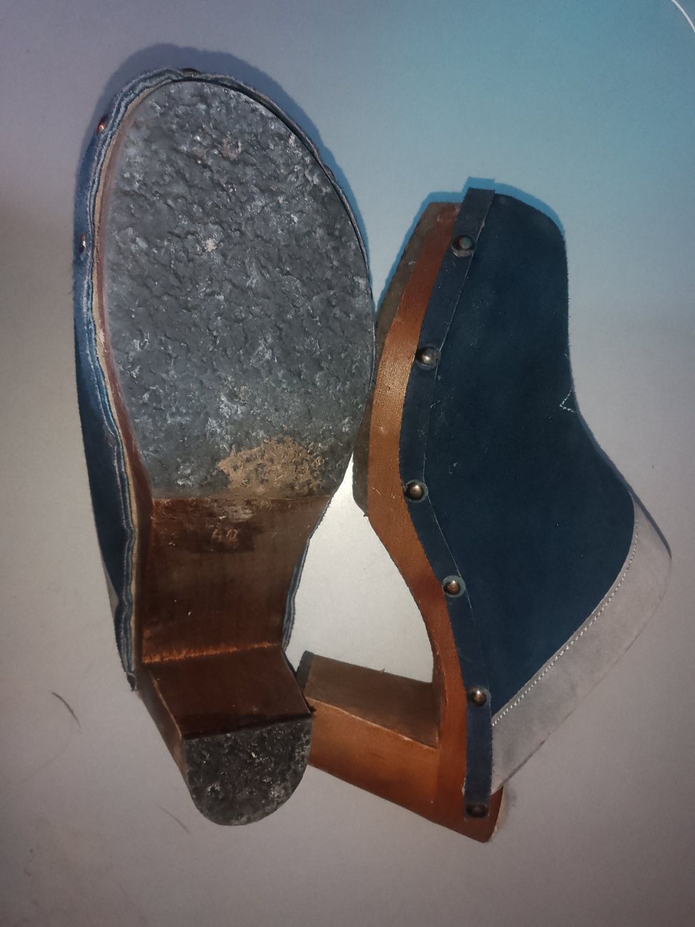 Chaussures hommes: Lammfell Holzzoggeli, echt Leder – Neuf (Voir description) à mümliswil par muemellian 1