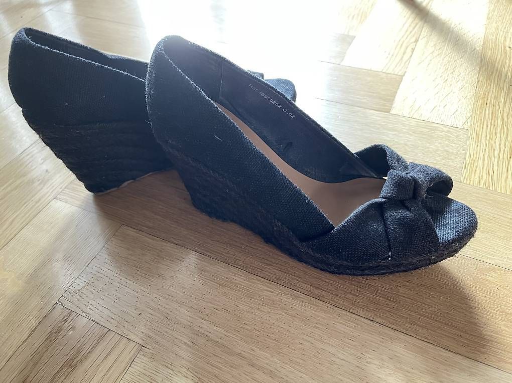 Scarpe da donna: Espadrilles marque Mango, talons compensées, taille 38 – Usato da Genève venduto da eva_l6xd