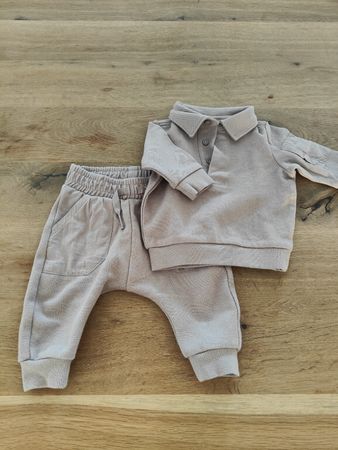 Baby Set Polo Pullover und Hose Grösse 62