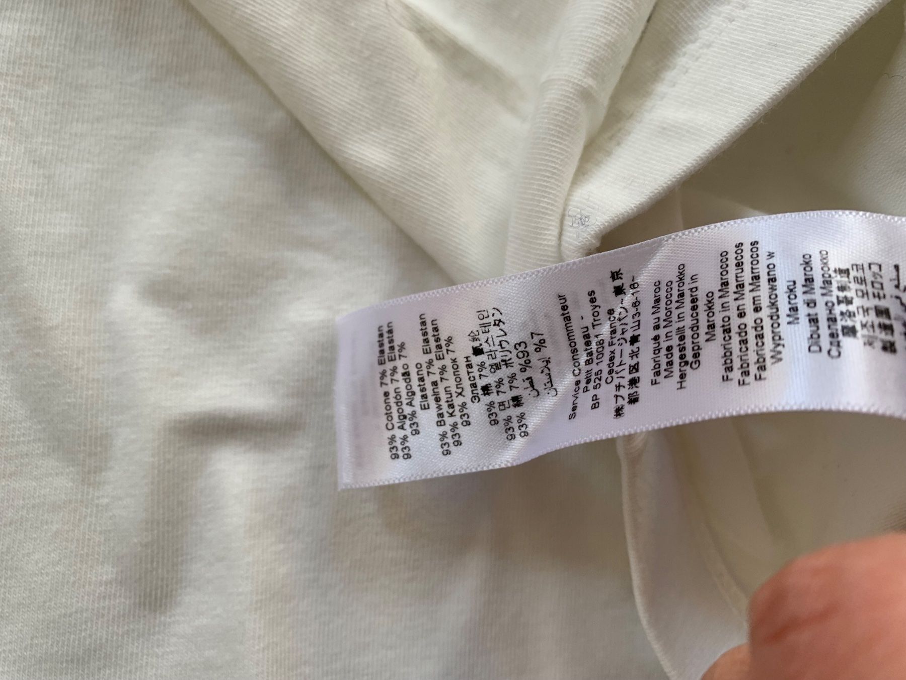 Petit Bateau Pantaloni: Legging pantacourt blanc petit bateau – Nuovo (secondo la descrizione) da Genève venduto da rez_c6c6 4