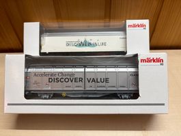 2 Stk. Märklin Güterwagen / DISCOVER VALUE / Neuwertig!🚞