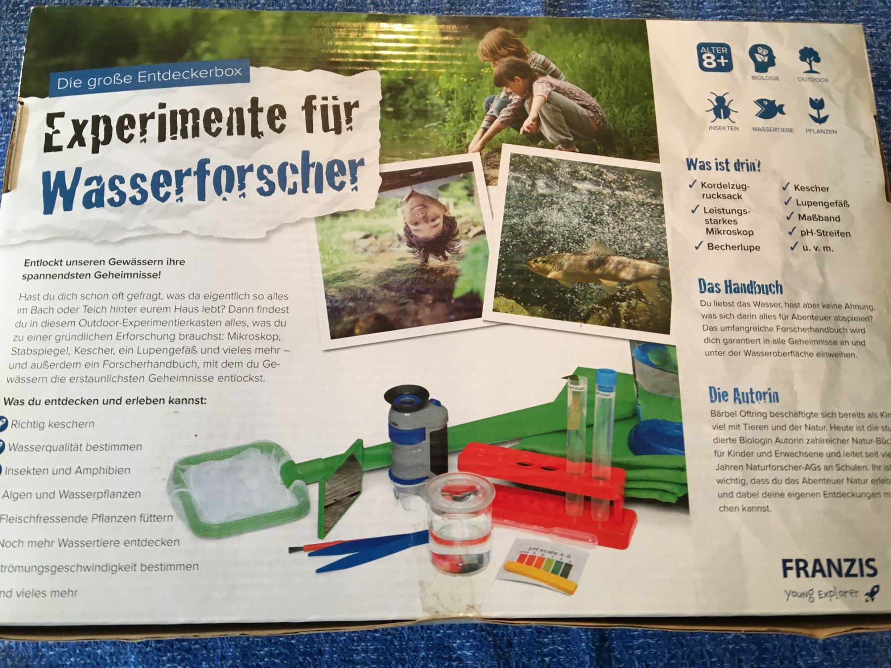 Giochi: Experimente für Wasserforscher - Entdeckerbox - Top! – Nuovo e nell'imballaggio originale da Binz venduto da Dsc1 4