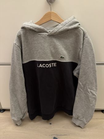 Lacoste Kapuzenpullover grau schwarz Grösse 164 cm