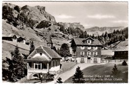 Ansichtskarte Bisisthal. Gasthaus Schwarzenbach