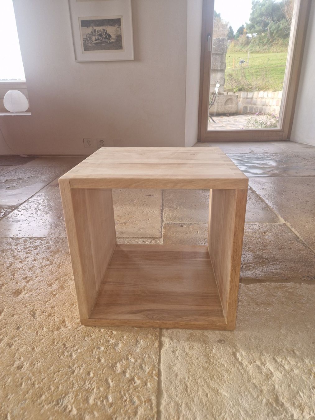 Tavoli: Meuble cube en bois chêne massif table basse salon – Nuovo (secondo la descrizione) da Corcelles-Le-Jorat venduto da Legoduplo01 8