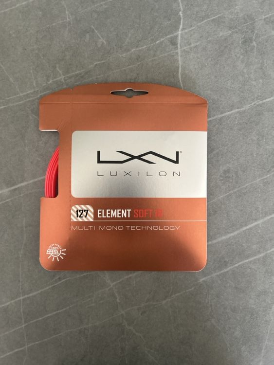 Luxilon Element Soft IR 127 Tennissaite (Neuf avec emballage d'origine ...