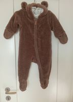 H&M Teddy-Overall Braun Gr. 68 Top Zustand!
