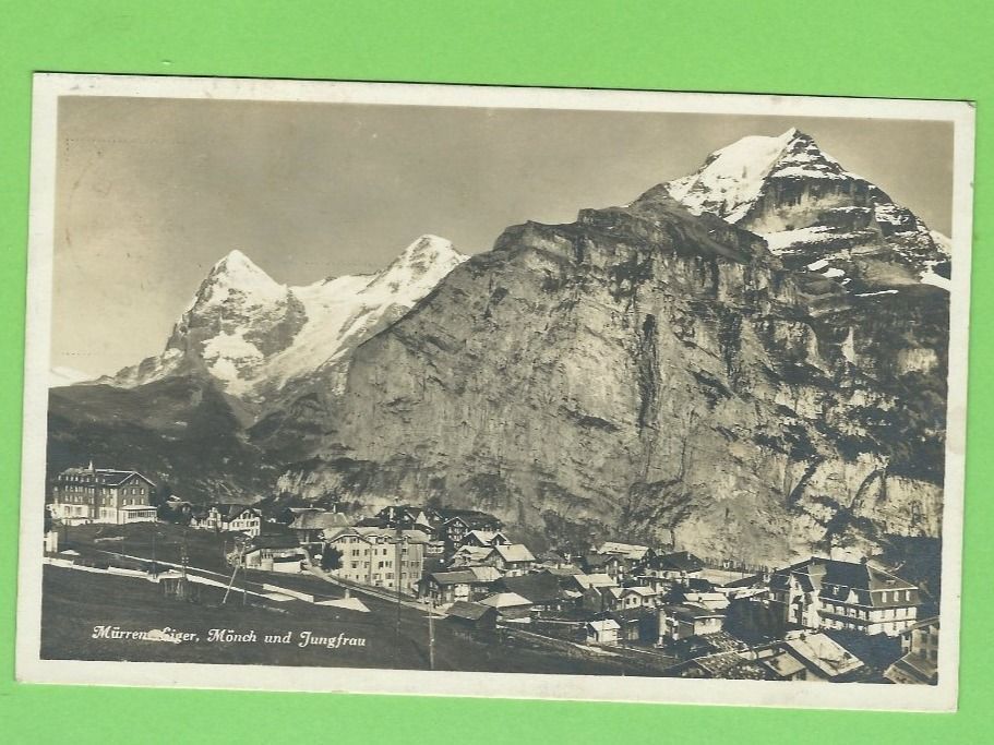 Cartoline postali: Mürren, Eiger, Mönch und Jungfrau – Usato da Zürich venduto da t24_de