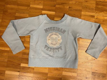 Sweatshirt Mädchen Girls Gr.146-152 hellblau stretch