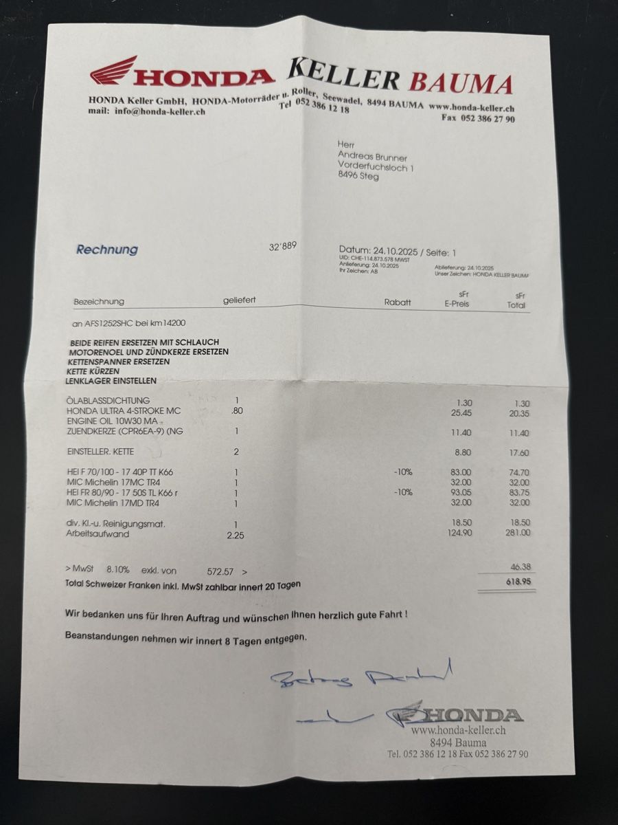 Honda Altro: Honda AFS  – Usato da Steg im Tösstal venduto da andreas.brunner84 9