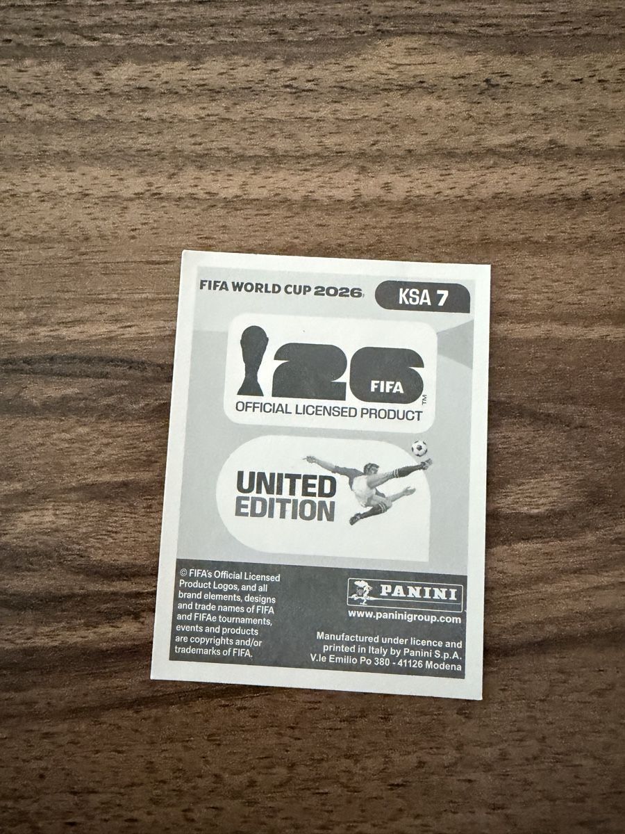 Panini Carte collezionabili: Panini Sticker KSA 7 – Nuovo (secondo la descrizione) da Glattfelden venduto da kuki014 1