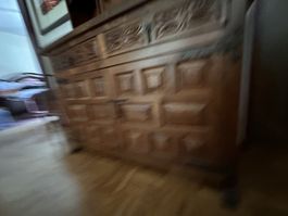Kommode Holz Schnitzerei Vintage guter Zustand