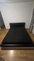 Komplettes Bett in Lederoptik (160/170x200) 2x Lattenrost