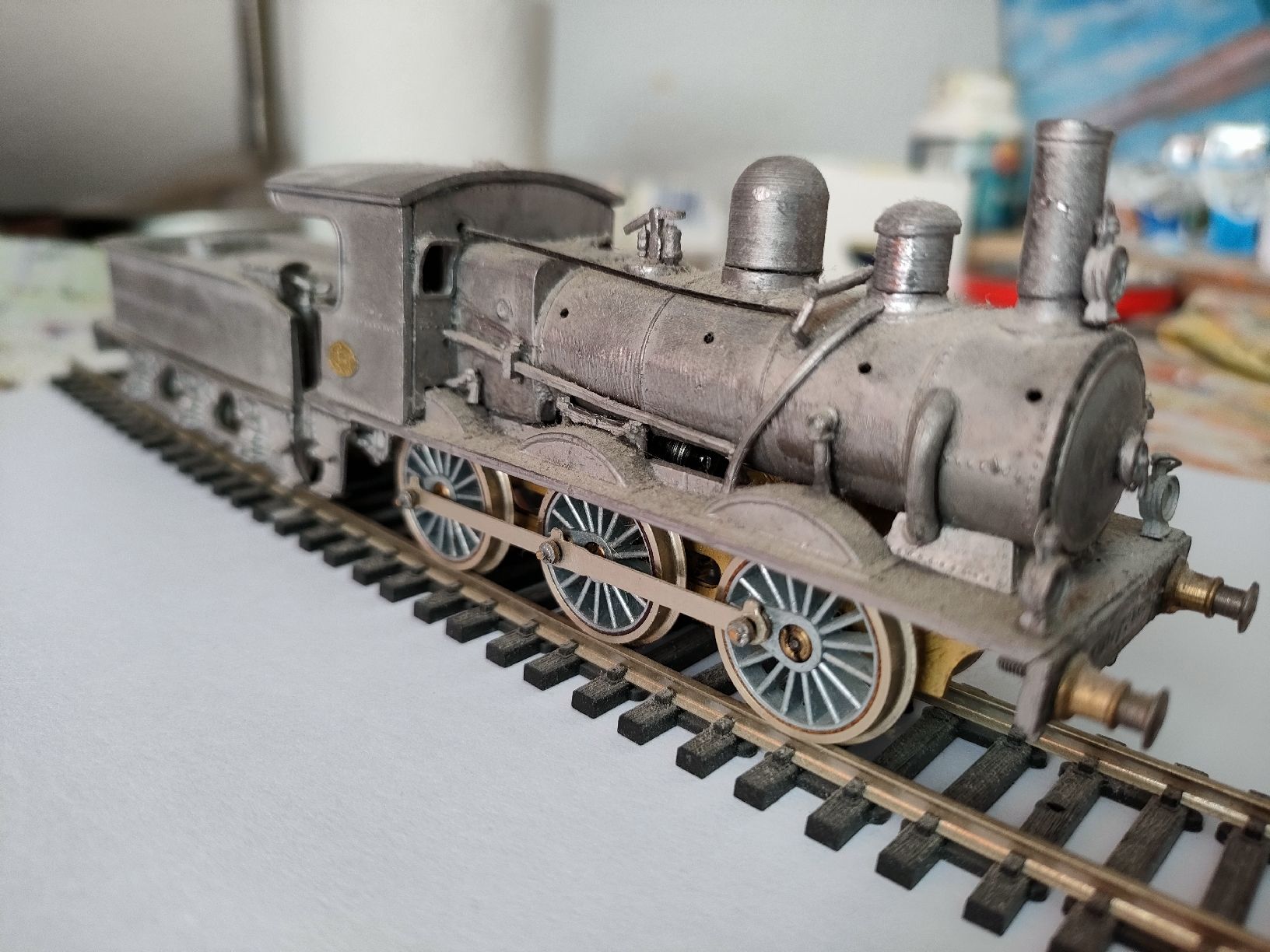 Modelleisenbahnen: HO Renfe O30 Schlepptender Oldtimer Dampflok Bausatz – Neu (gemäss Beschreibung) aus Augst BL von  4