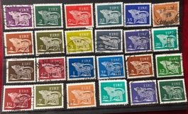 Irland Briefmarken mit Stempel
