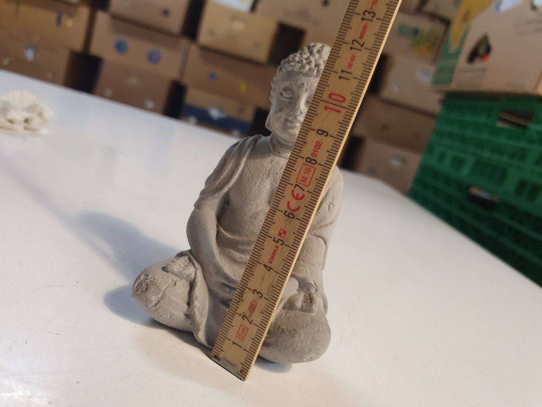 Figurines: Buddahstatue Zement – D'occasion à Zürich par loosebone 3