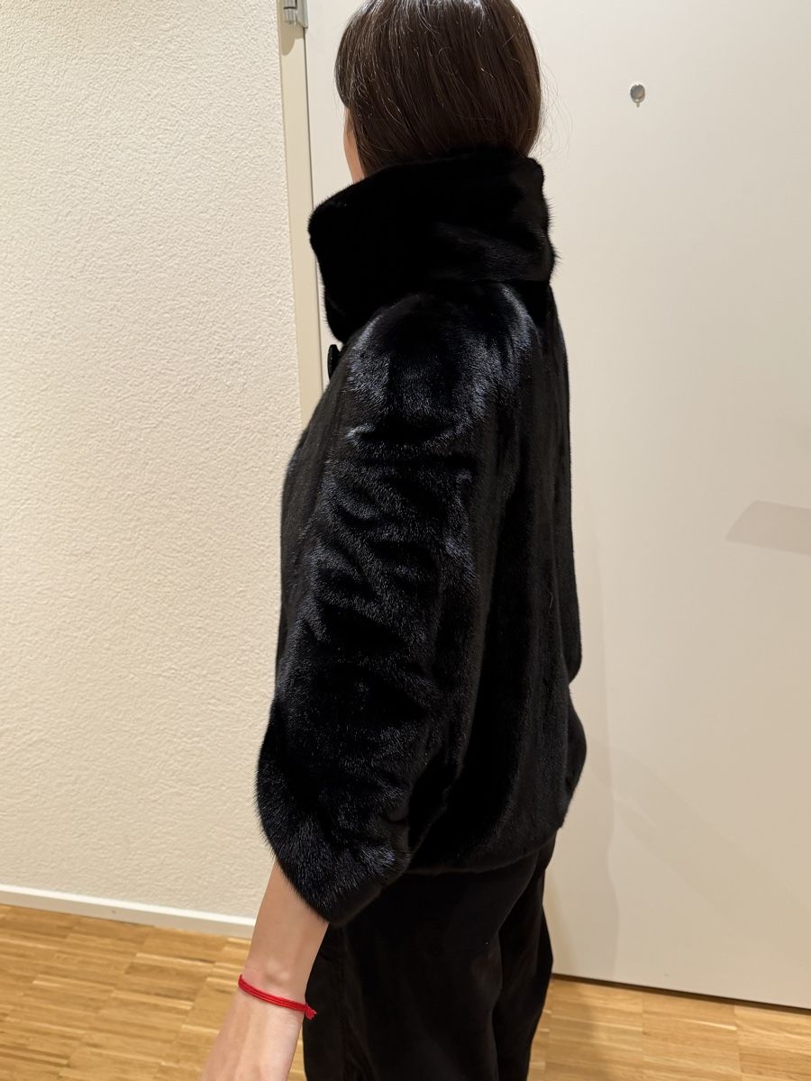 Nerz Giacche: Echte Nerzjacke schwarz NAFA Gr S  – Nuovo (secondo la descrizione) da Pfäffikon SZ venduto da Zitrone_100 2