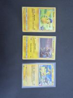 Pokémon Karten Pikachu 3er Set