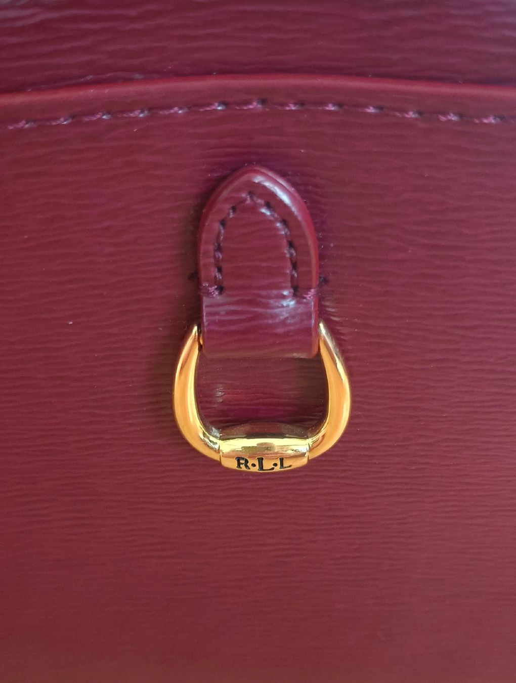 Ralph Lauren Sacs femmes: Ralph Lauren Ledertasche Bordeaux neuwertig – Neuf (Voir description) à Gossau ZH par GimK_4er 4