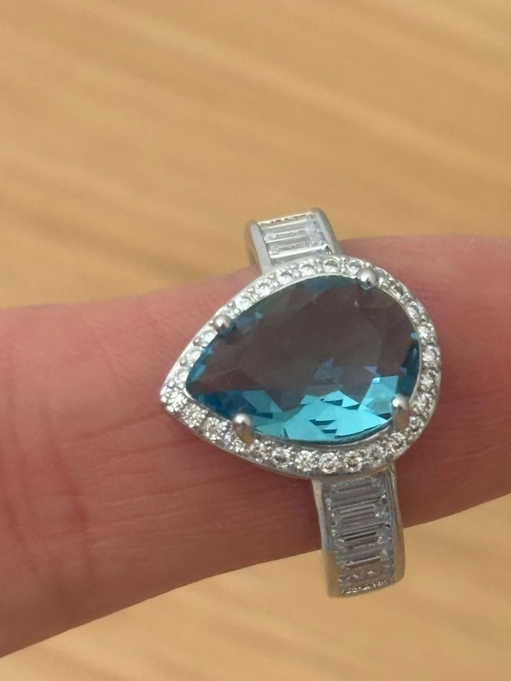 Ringe: Luxus Elegante Gr.19/9 Ring Farbe: Silber /Blau – Neu (gemäss Beschreibung) aus Biel-Bienne von Roserosse13 6