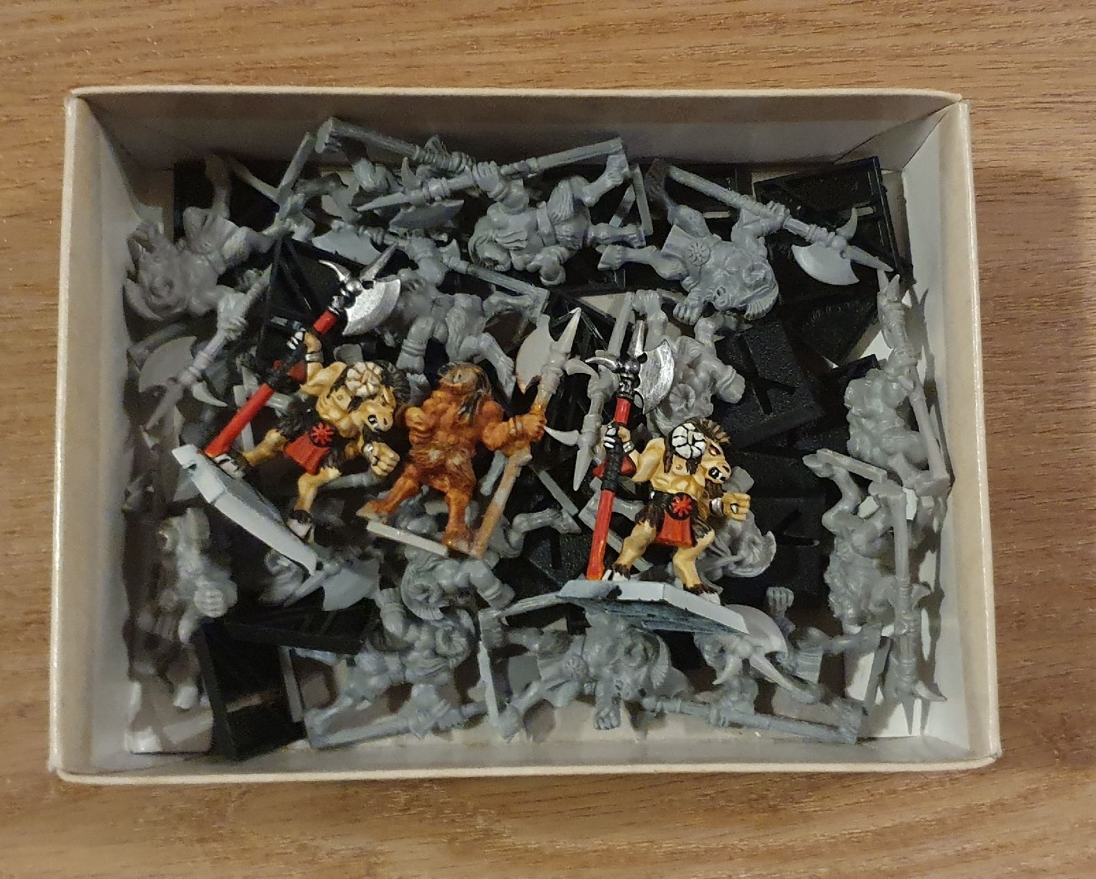 Modellbausätze & Standmodelle: Alte Warhammer Tiermenschen – Gebraucht aus Lohn Ammannsegg von loam01 1