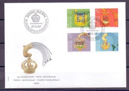 CH FDC Pro Patria Satz 1982
