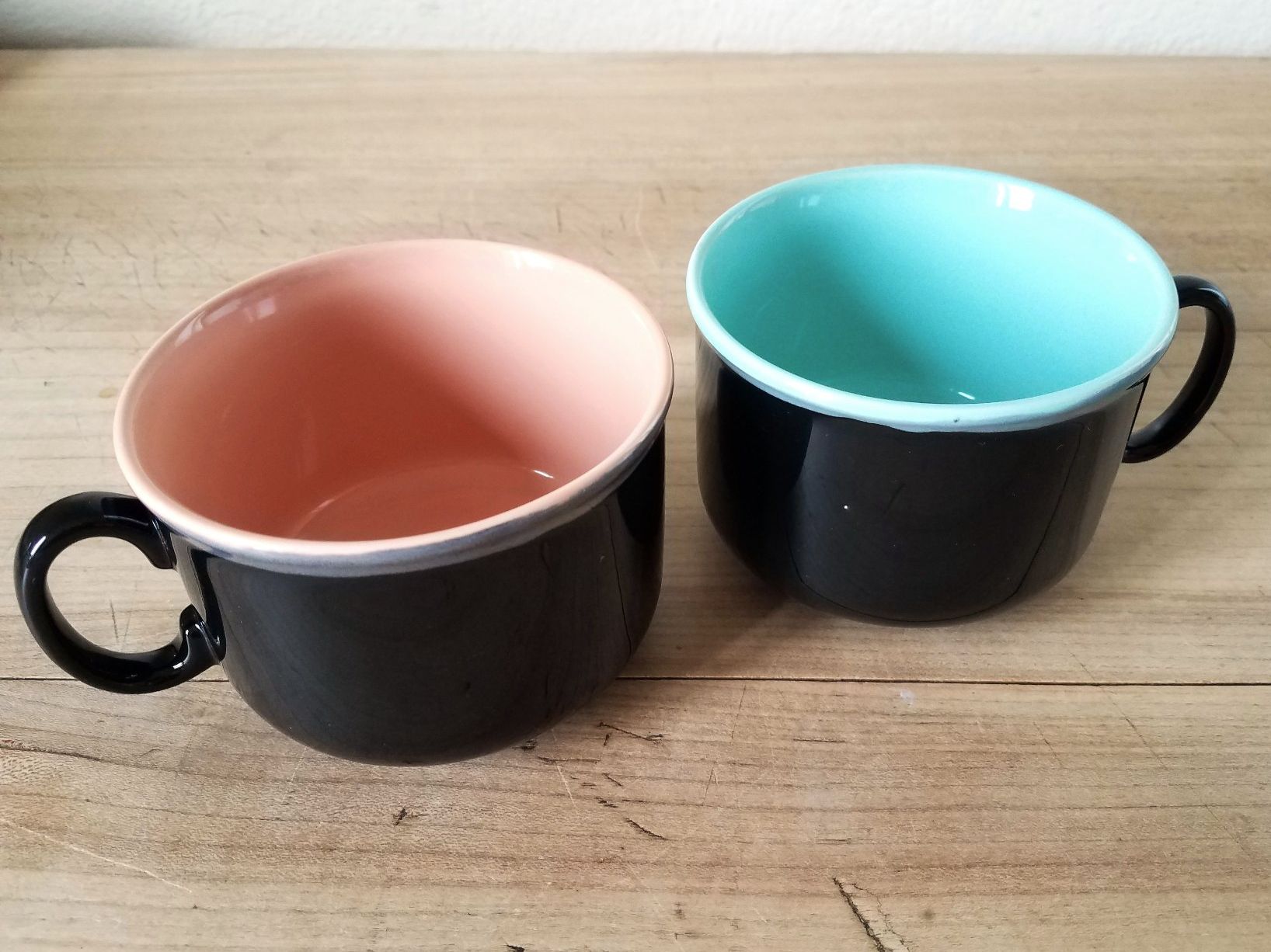 Tazze: 2 Jumbo Tassen MUG EiT ENGLAND, Mid Century – Usato da Rorschacherberg venduto da Marubium 2