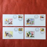 FDC 1992 Zirkuswelt 832 - 835 Philswiss o 2732 Loveresse