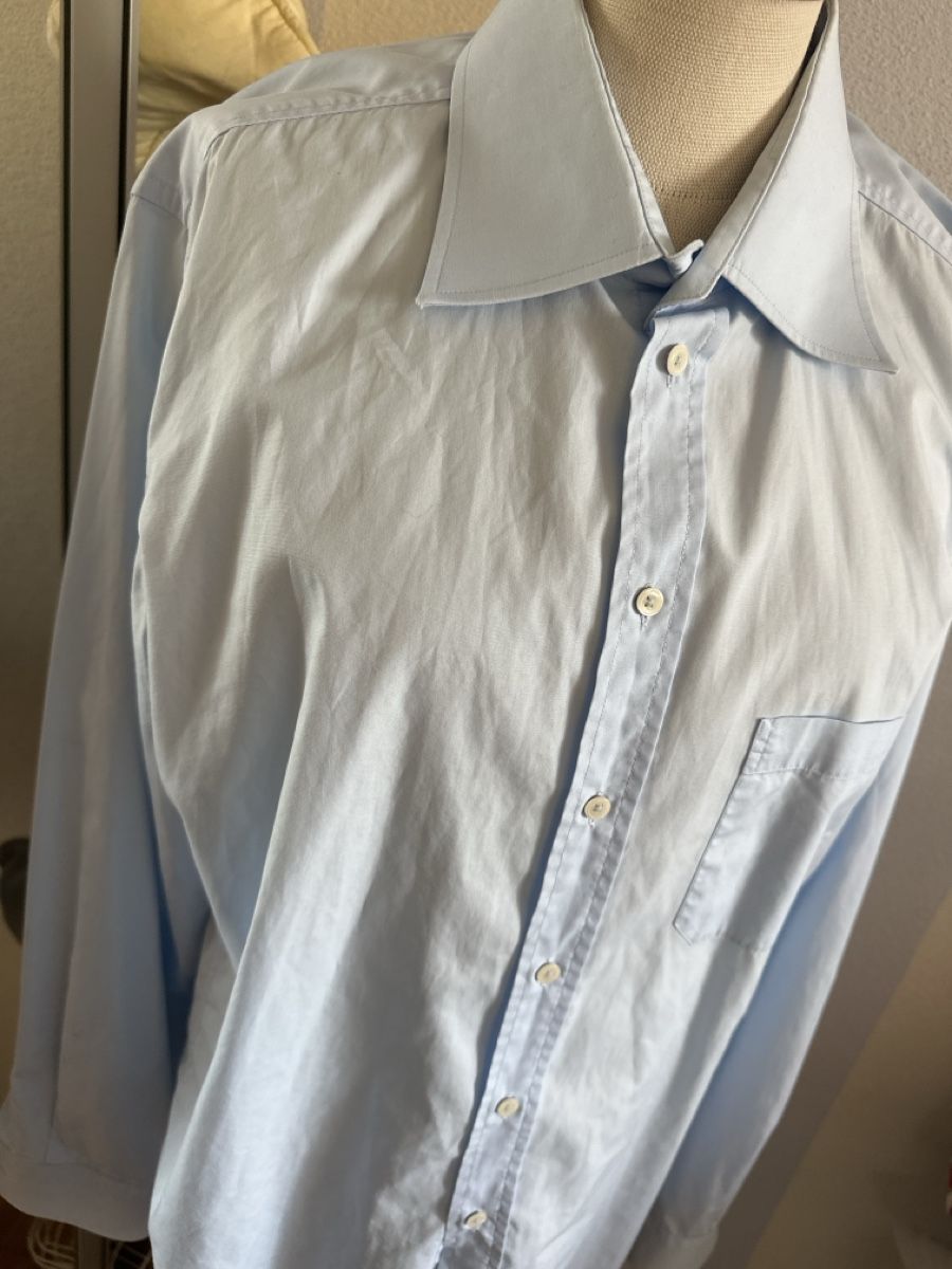 Strellson Camicie: Strellson Hemd Gr. 40 15 3/4 hellblau slim fit – Usato da Bassersdorf venduto da Ayumiyamaguchi 1