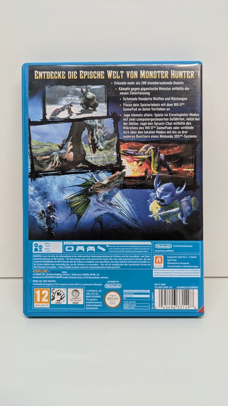 Giochi: Monster Hunter 3 Ultimate - Nintendo Wii U – Usato da Menziken venduto da mame18 2