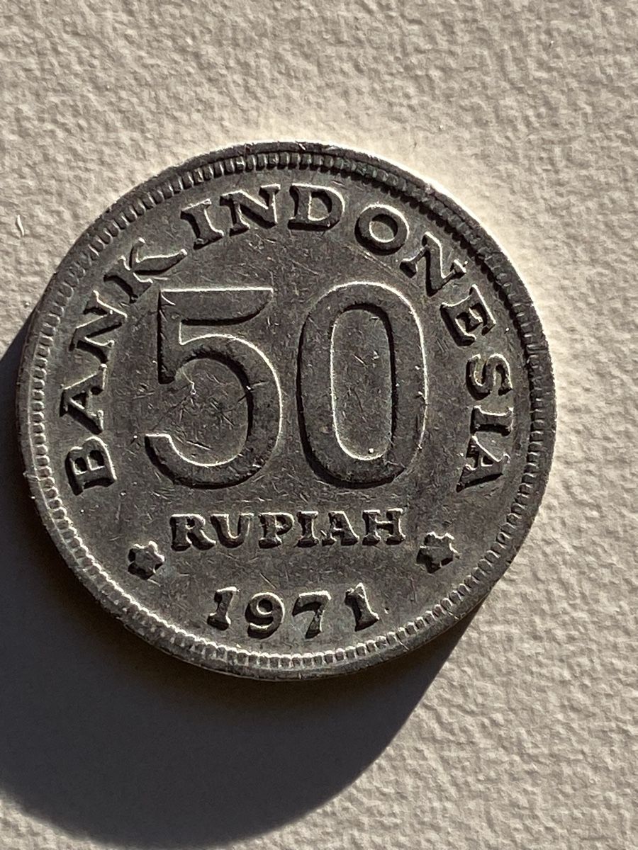 Tutti le monete: Indonésie - 50 Rupiah - 1971 – Usato da Payerne venduto da Mike1682