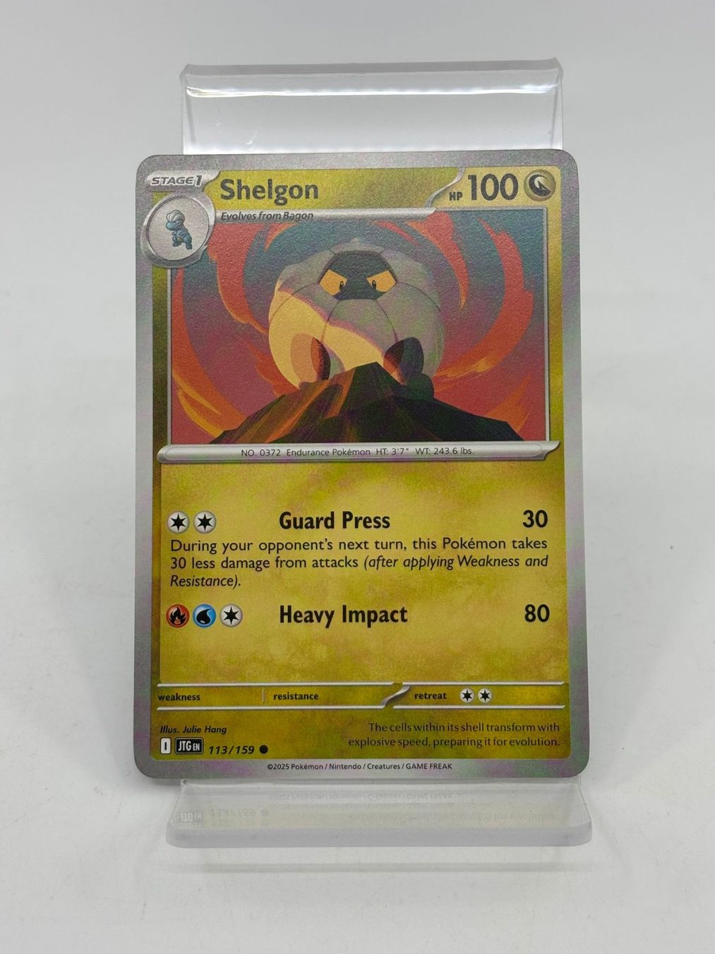 Pokémon Sammelbilder & Trading cards: Pokemon Shelgon 113/159 – Gebraucht aus Herisau von Pokemon2026