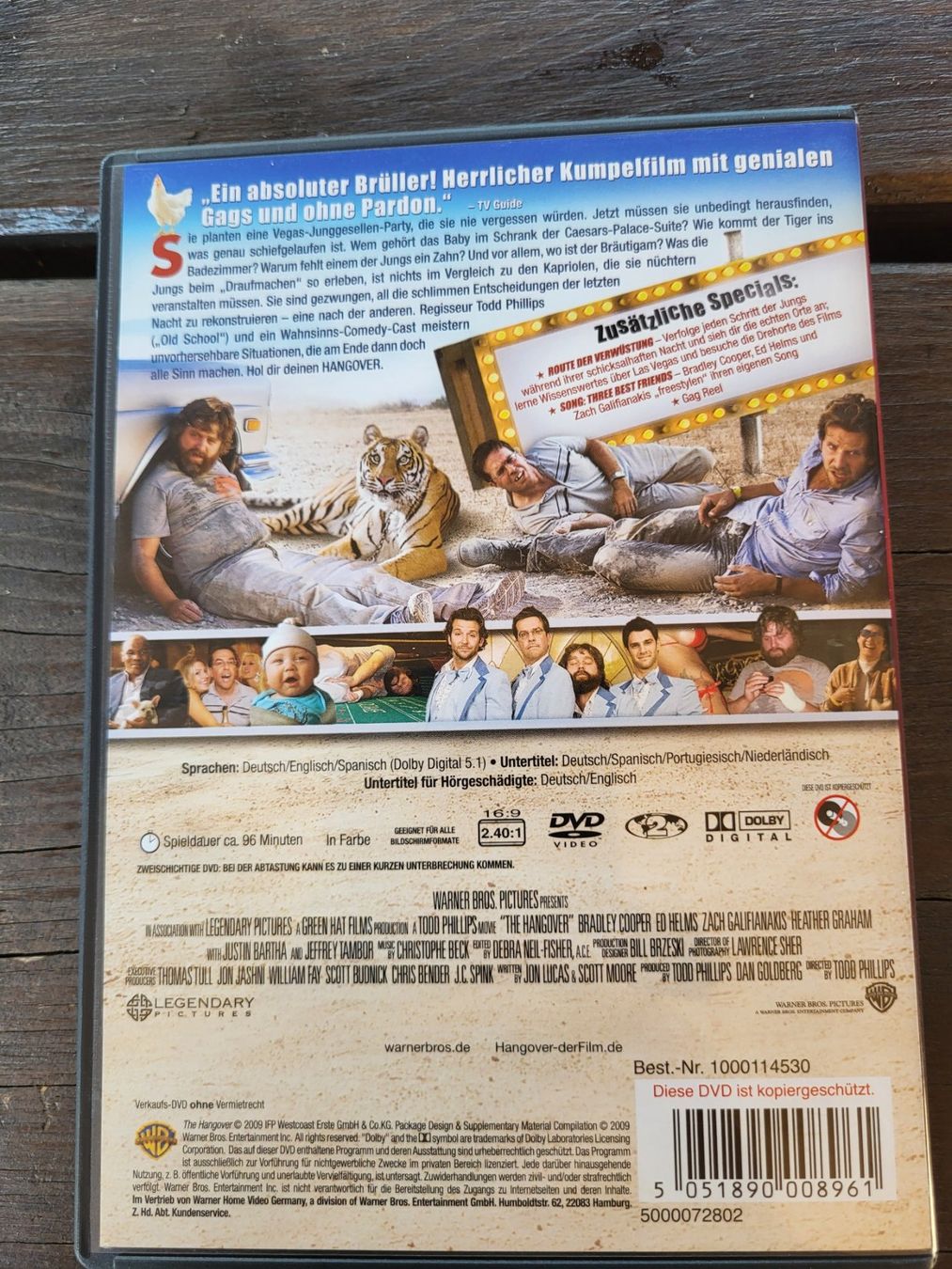 Tutti i DVDs: Hangover DVD – Usato da Wünnewil venduto da Susuki125gt 2